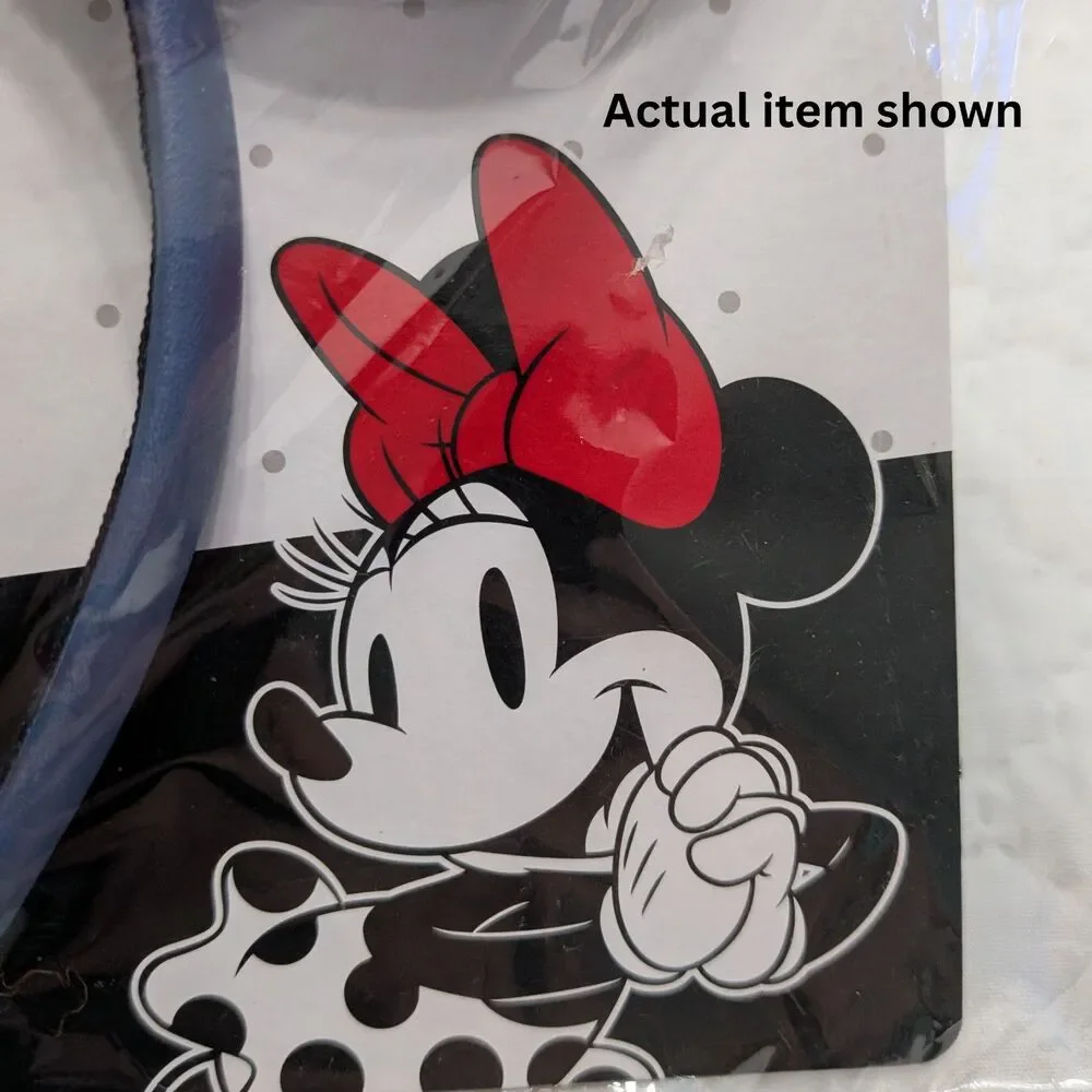 🎀 Disney Minnie Mouse Patriotic Headbands Set of 2 Red White Blue Stars